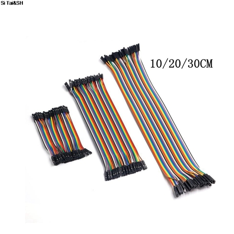 Dupont Line 10cm/20CM/30CM Male to Male+Female to Male + Female to Female Jumper Wire Dupont Cable for arduino DIY KIT ► Photo 1/1