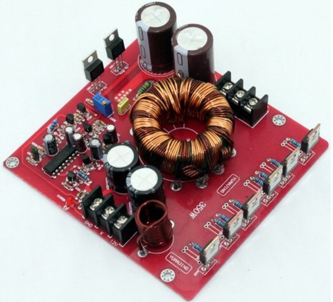 12VDC boost to +/-20-32VDC 350w power supply for car amplifier LM3886 TDA7294 TDA7293 +/-20-32VDC output Voltage adjusted 30% ► Photo 1/1