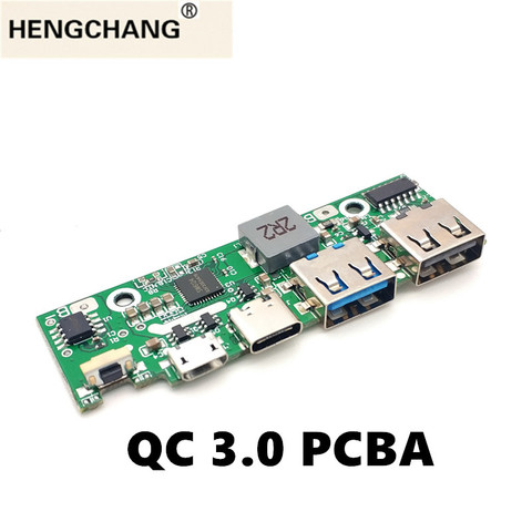 Quick Charge 3.0 Power Bank Part PD3.0 Li Ion Battery Pcba  Supply Circuit Board PCB 5v2a 9v2a 12v1.5a Booster Module USB ► Photo 1/6