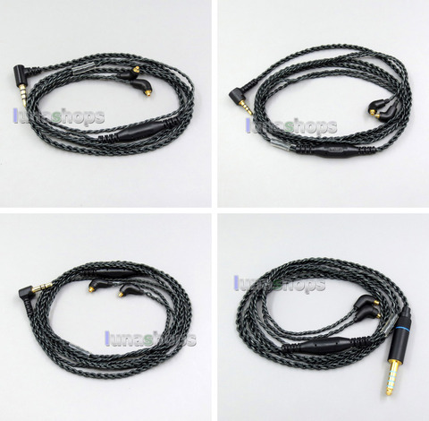 45ohm 3.5mm 2.5mm Balanced Silver Foiled Earphone Cable For Etymotic ER4SR ER4XR ER3XR ER3SE ER2XR ER2SE LN006057 ► Photo 1/4