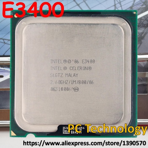 Original Intel Celeron Desktop Processor E3400 2.60GHz, 1M ,800MHz CPU free shipping ship out within 1 day ► Photo 1/3