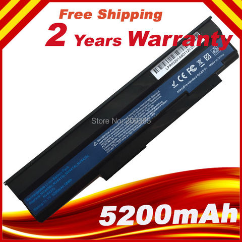 6Cell Laptop Battery for Acer Extensa 5235 5635 5635G 5635Z 5635ZG eMachines E528 E728 AS09C31 AS09C71 ► Photo 1/3