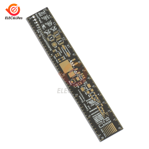 15cm Multifunctional PCB Engineering Ruler Measuring Tool Resistor Capacitor Chip IC SMD Diode PCB Reference Scale Ruler ► Photo 1/6