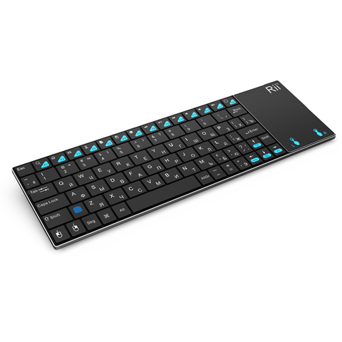 Russian Keyboard Rii mini K12+/i12+ Wireless Keyboard and  K12+ Bluetooth Keyboard with Touchpad mouse for PC Tablet Android ► Photo 1/6