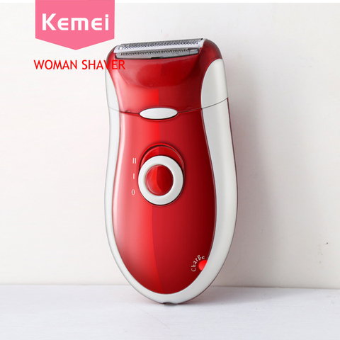 KEMEI 3 in 1 Lady Shaver Epilator Women  Hair Removal Electric Depilator Depiladora Bikinis Electric Red  Trimmer for Women Body ► Photo 1/1