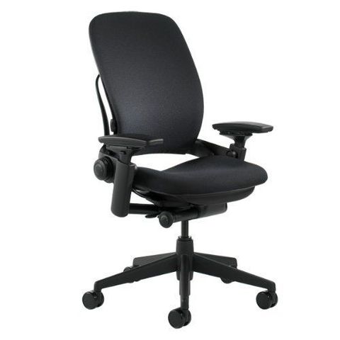 Steelcase Leap Chair, V2 -Open Box- Fully Loaded Black Fabric ► Photo 1/1