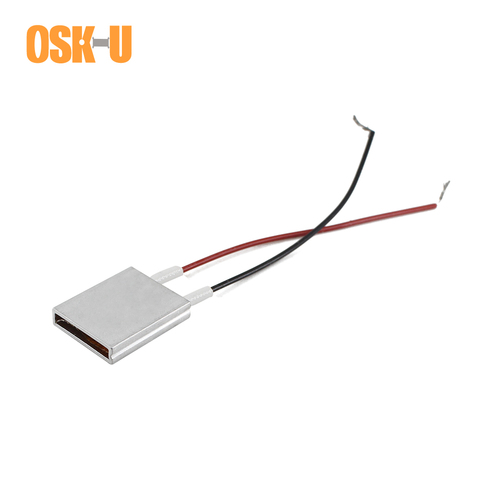 2PCS 12V Thermostat PTC Heating Element 70/50 Celsius Degree 20x15x5mm Constant Temperature PTC Electric Air Heater Plate ► Photo 1/3