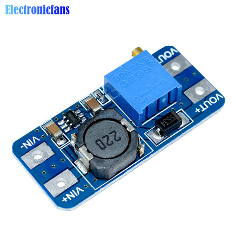 5PCS MT3608 DC-DC Step Up Converter Booster Power Supply Module Boost Step-up Board MAX output 28V 2A For Arduino ► Photo 1/6