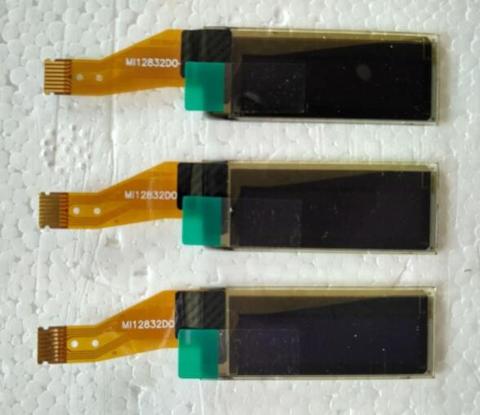 0.91 inch 8P SPI White OLED SSD1306 Drive IC 128*32 IIC interface Plug-in (1PCS) ► Photo 1/1