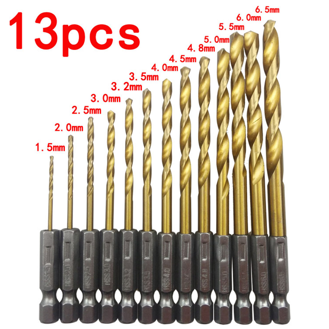 1pcs Drill Bit 3mm Quick Change Metal Tools 1/4" Hex Shank Wood HCS 