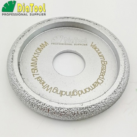SHDIATOOL Diameter 75mm Vacuum Brazed Diamond Profile Grinding Wheel Diamond Grinding Disc 75mm Abrasive Grinding Wheels ► Photo 1/6