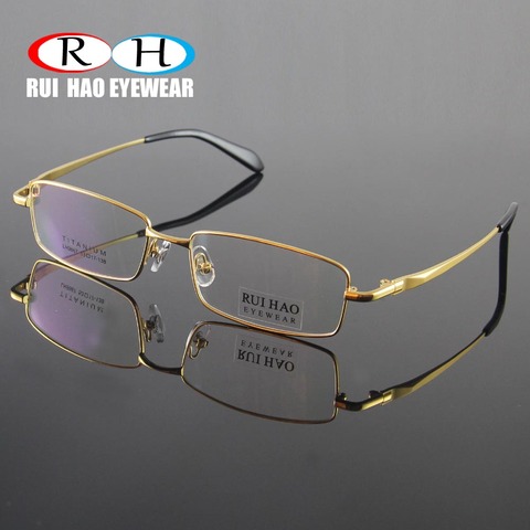 Full Rimless Eyeglasses Men Glasses Frame Pure Titanium Eyeglasses Frames Eyewear Optical Spectacles oculos of grau gafas 9867 ► Photo 1/1