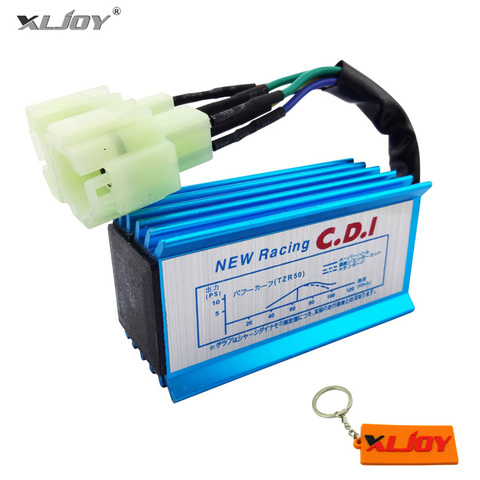 Blue 6 Pin Racing AC CDI GY6 Round Pin Ignition Box For 50cc 90cc 110cc 125cc 150cc 2 stroke Engine Moped Scooter ATV Quad Buggy ► Photo 1/6