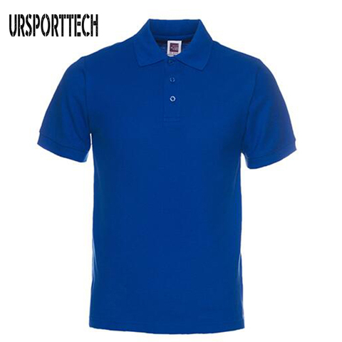 New Brand Mens Polo Shirt Man Cotton Short Sleeve Polos Shirt Casual Solid Color Shirt Camisa Polo Masculina De Marca S-3XL ► Photo 1/6