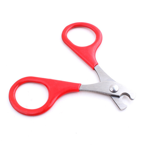 1Pcs Red Pet Animal Dog Cat Toe Care Nail Grooming Trimmer Clipper Scissors Nail clippers ► Photo 1/5