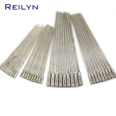 Emergy diamond Grinding burr jade drilling bits stone pearl drilling tips for hanging mill dremel rotary tools ► Photo 1/6