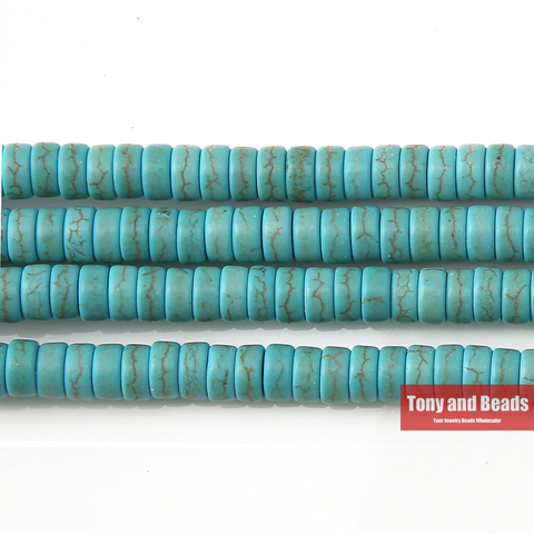 Free Shipping Howlite Turquoises Heishi  Beads 15