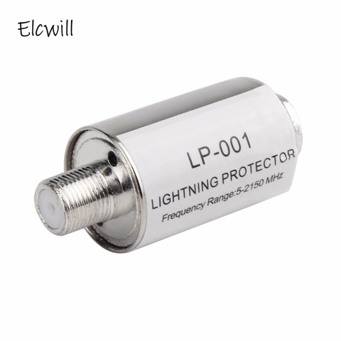 TV Satellite Antenna Lighting Protector Coaxial Lightning Arrester Protect 5-2150MHz Low Insertion Loss High Return Loss ► Photo 1/5