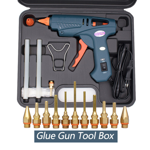 Glue Gun Tool Box 100W Hot Melt Glue Gun EU US ON/OFF Switch Copper Nozzle for 11mm Glue Stick Home Craft DIY Adhesive Hot Gun ► Photo 1/6