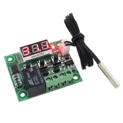 DC 12V W1209 Digital Cool/Heat Temp Thermostat Thermometer Temperature Controller On/Off Switch -50-110C+W1209 Case Acrylic Box ► Photo 1/6