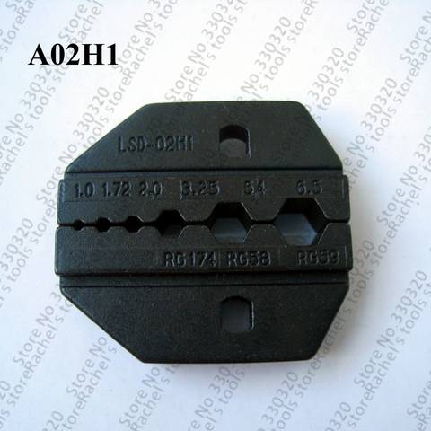 A02H1 crimping die for RG58,RG59 coaxial cable and connector ► Photo 1/1