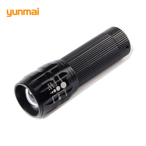 Mini NEW Q5 2000 Lumens LED Flashlight 3-Mode LED Torch Zoom Waterproof Flashlight by 3*AAA Battery Lantern Portable Lights ► Photo 1/6