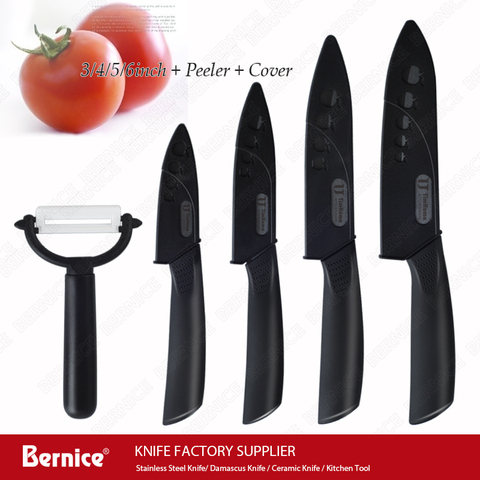Hot Sale black blade ceramic knife set chef's kitchen knives ► Photo 1/6