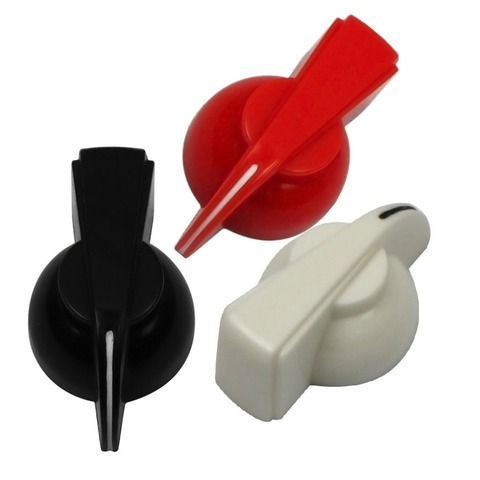 NEW 10PCS Guitar Bass AMP Amplifier Knobs Effect Pedal Knobs Big Chicken Head Knobs Red/Black/White Color Choose ► Photo 1/6
