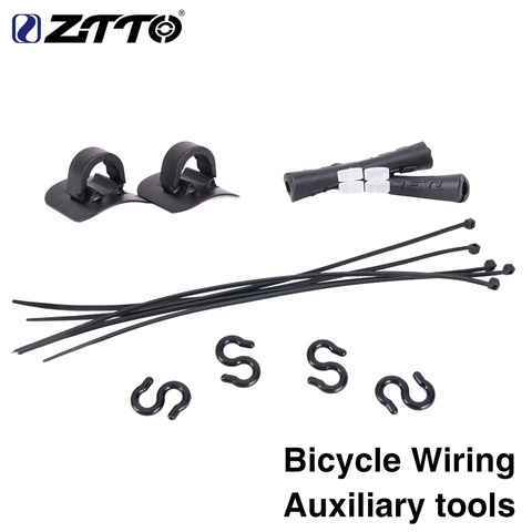 ZTTO Bicycle Parts MTB Cable Hose Guide Frame Rubber Protector C Buckle Self-locking Ties Wire Zip Tie For Disc Brake ► Photo 1/6
