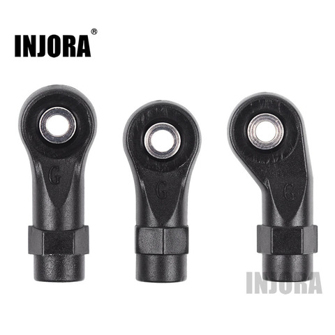 INJORA 10PCS Plastic Rod Ends Link Balls for 1/10 RC Crawler Car TRAXXAS TRX-4 TRX4 ► Photo 1/6