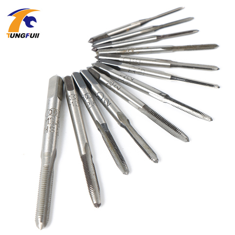 12pcs/lot Hand tap thread wire tapping threading Taps attack M1 M1.2 M1.4 M1.6 M1.7 M1.8 M2 M2.2 M2.5 M2.6 M3.0 M3.5 free shipp ► Photo 1/6