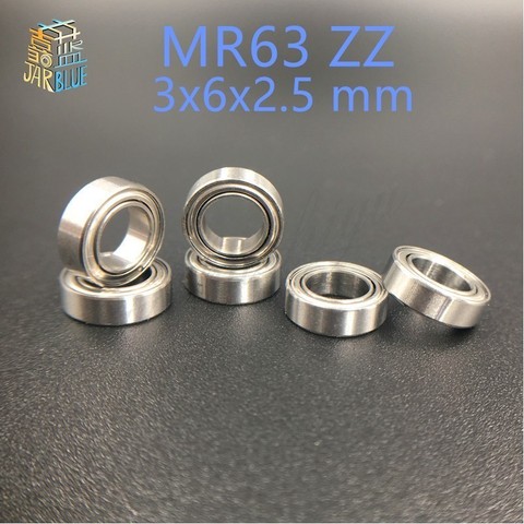 Low-speed bearings  MR63ZZ L-630ZZ WA673ZZA 3x6x2.5 mm MR63 ZZ helicopter model car available ► Photo 1/5