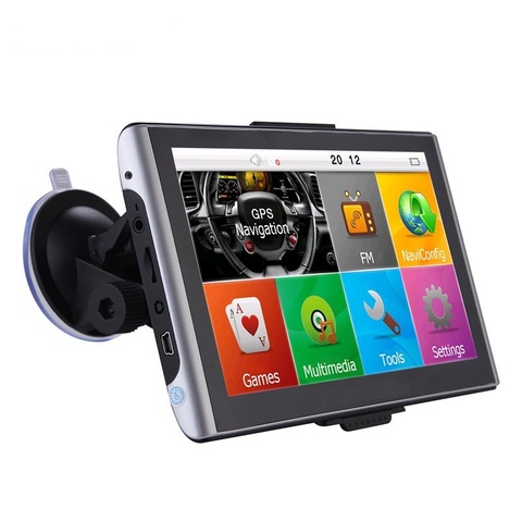 Q8 7 inch Car GPS  Navigation 256/8GB Sat nav bundle free  Russian/EU/North&South America/Asia/Africa/AU NZ  maps ► Photo 1/1