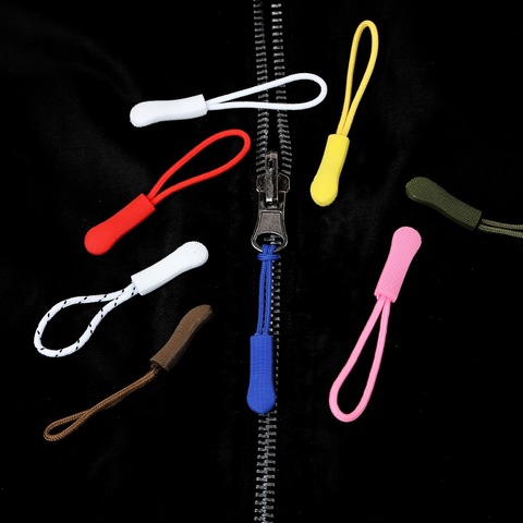 10/20pcs Zipper Pull Puller End Fit Rope Tag Replacement Clip Broken Buckle Fixer Zip Cord Tab Travel Bag Suitcase Tent Backpack ► Photo 1/6
