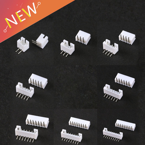 50pcs PH2.0 Connector Side Entry Header Pin 2.0MM Header Curved Needle 2/3/4/5P/6/7/8/9/10/11/12/13/14/16 Pin ► Photo 1/1