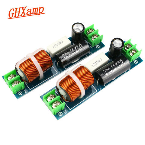 GHXAMP 60-120W Car Midrange Crossover Speaker 1 Way Mediant Mid Frequency Divider For 2-6.5 Inch Speaker Filter 2PCS ► Photo 1/5