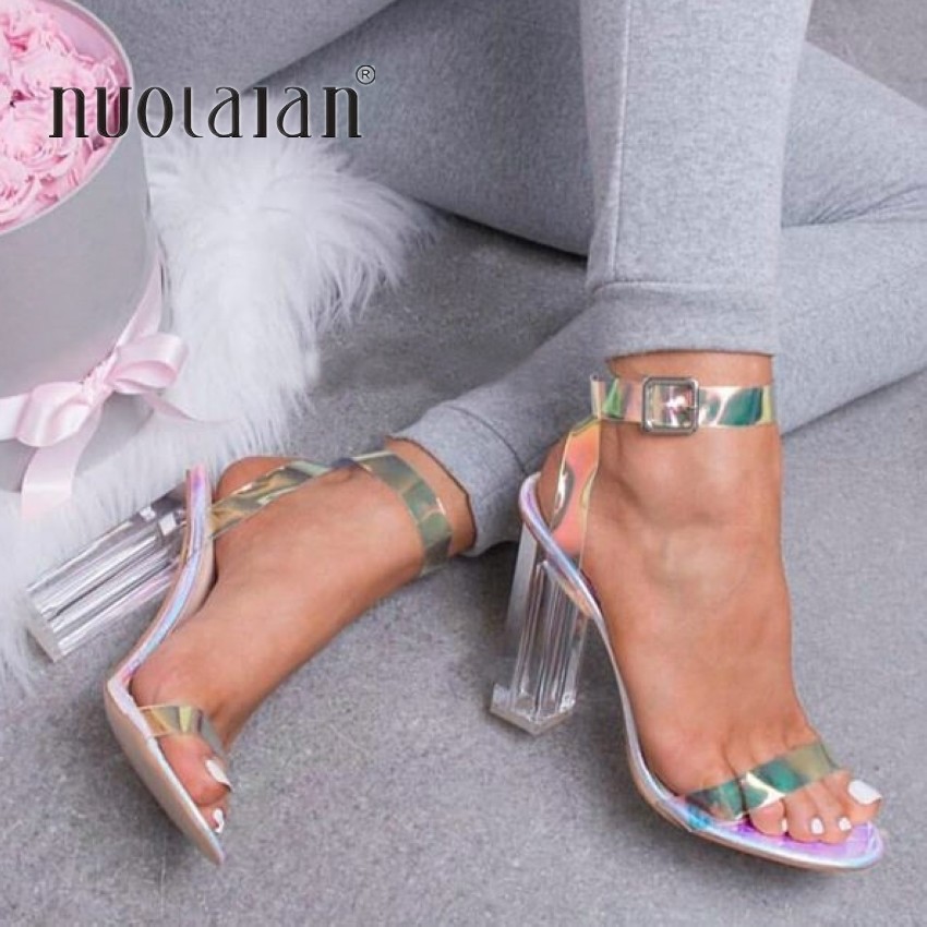 Clear Heels Trend High Heels 2019 2022 Women Sandals Shoes
