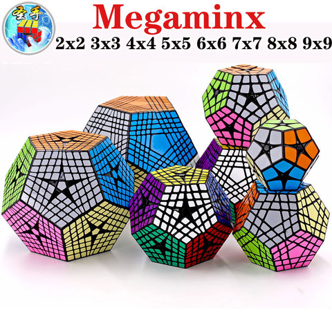 Magic Cubes puzzle SengSo Megamin cube 2x2 3x3 4x4 5x5 6x6 7x7 8x8 9x9 QiYi dodecahedron megaminxeds educational twist toys cube ► Photo 1/6