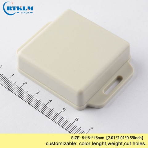 Small plastic electronics enclosure for pcb electrical plastic case 51*51*15mm Wall mounted junction box diy speaker design box ► Photo 1/1