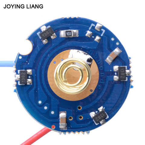 JYL9805 Magnetically Controlled Long Distance Flashlight Drive PCB (use 1-2pcs 18650 Lithium Battery General) 25mm Circuit Board ► Photo 1/3