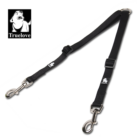 Truelove Nylon Double Dog Leash For Two Dogs Coupler No Tangle Pet Leash For Large Small Dogs For Training Running Dropshipping ► Photo 1/6