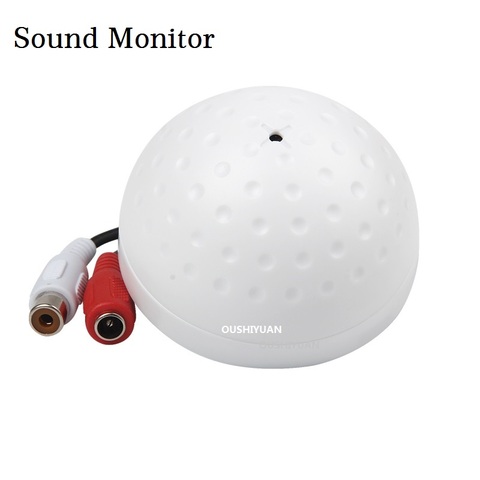 CCTV Accessories Surveillance RCA CCTV Mic Microphone Sound Monitor Sound pick-up Listening Device ► Photo 1/1