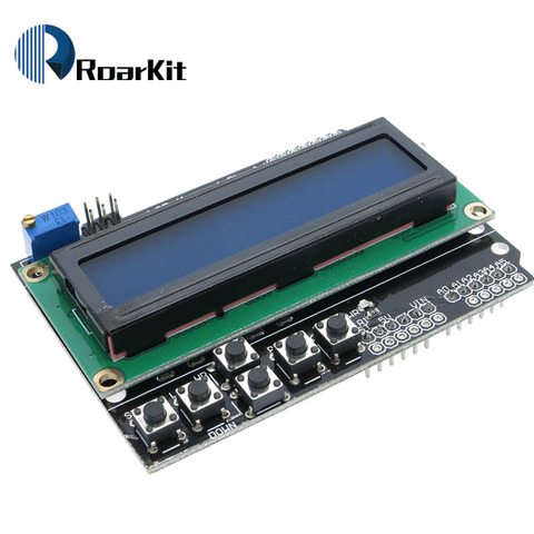 LCD Keypad Shield LCD 1602 Character LCD input and output expansion board for arduino raspberry pi uno mega 2560 ► Photo 1/6