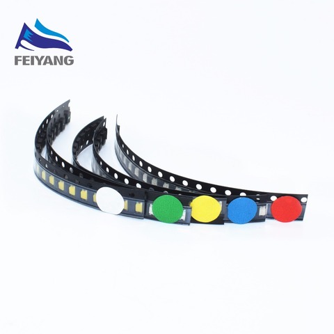 100pcs/lot 5 Colors 3216 1206 SMD Led Super Bright Red/Green/Blue/Yellow/White Water Clear LED Light Diode ► Photo 1/6