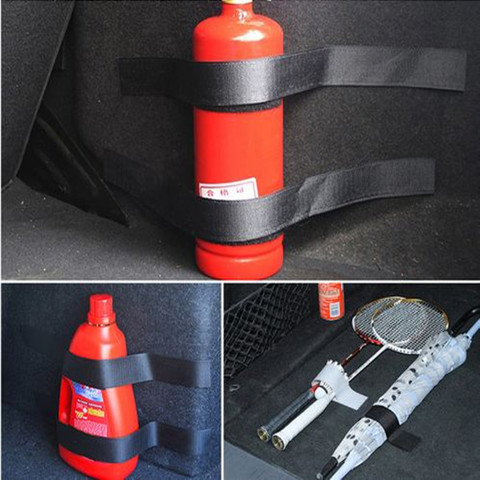 1Set 60X5cm Black Universal Car Trunk Magic Belt Fire Extinguisher/Bottle/Cargo Mount Fixed Straps Organizer Belt Quick Applicat ► Photo 1/4