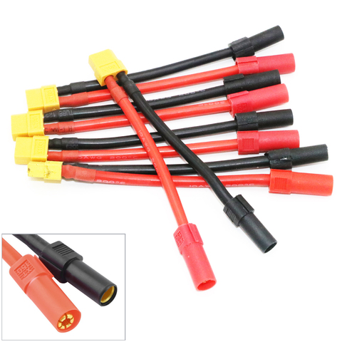 5pcs/lot XT60 to AS150 XT150 Adapter Cable for S1000 S900 S1000+ XT90 Turnigy Zenmuse ► Photo 1/6