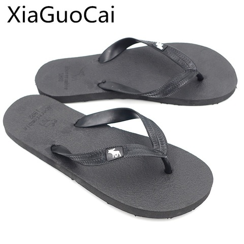 Fashion Men Slippers Summer Beach Flip Flops for Male Fashion Solid Flat Outdoor Shoes Antiskid Outdoors Slippers Shoes ► Photo 1/6