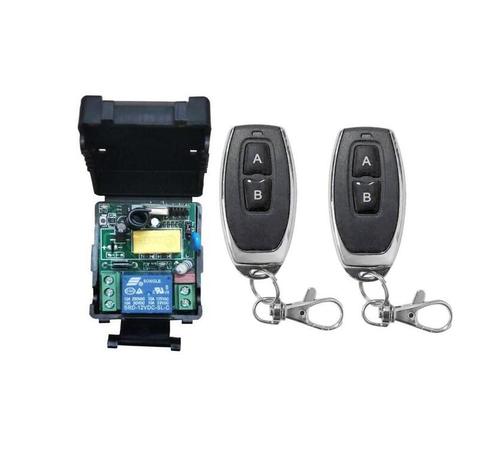 Universal 433mhz  220 v 1 ch RF wireless radio remote control lighting switch receiver  transmitter 10A relay ► Photo 1/5
