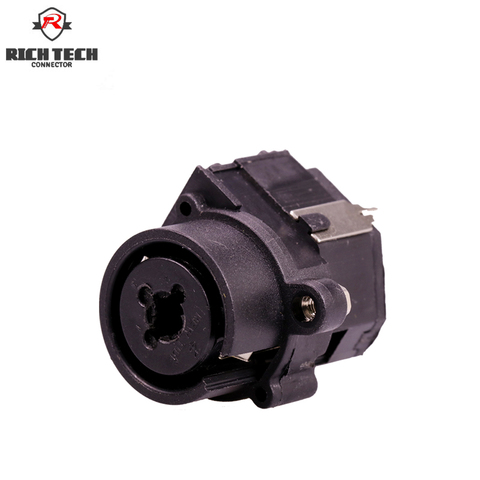 Dual Function xlr+ jack 6.35mm connector Professional Audio Jack Socket 7pins Soldering panel mounted connector ► Photo 1/1