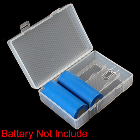 Soshine Portable Hard Plastic Case Holder Storage Box Cover for 4 x 26650 Battery Box Container Case Organizer Box Case ► Photo 1/5